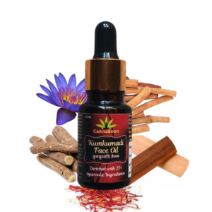 CannaBoon Kumkumadi face oil 10ml 27+ Ayurvedic Ingrediens, Anti-aging, Glowing & Glass skin, Repair damage skin of face & Neck