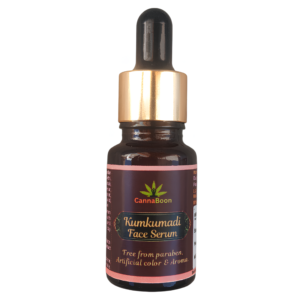 CannaBoon Kumkumadi face Serum 10ml oil-free 5% Niacinamide 1% Hyaluronic Acid | Brightening, Hydration & Spot Correcting, Ayurvedic Glow face serum