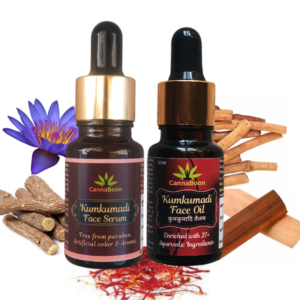 CannaBoon Kumkumadi Oil 10ml + Kumkumadi (Oil-Free) Serum 10ml