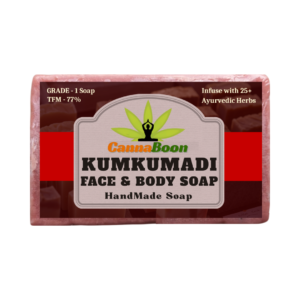 Kumkumadi soap for Face & Body 75g x 3 with 25+Herbs A Grade Ayurvedic Soap Sandalwood & Saffron | Brightening, Tan Removal & Deep Cleansing